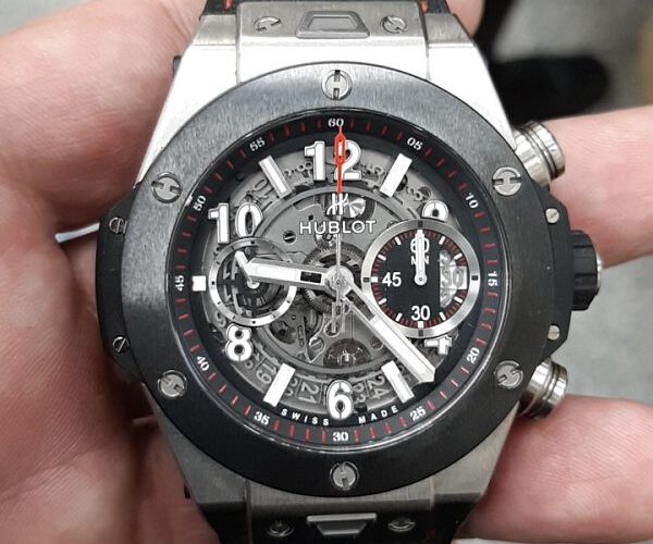 新北流當手錶拍賣 原裝 HUBLOT 宇舶 BIG BANG 大爆炸 自動 男錶 9成5新 喜歡價可議 UJ029